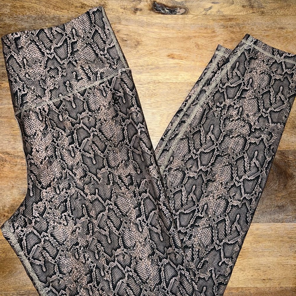 Good American Snake Print Leggings